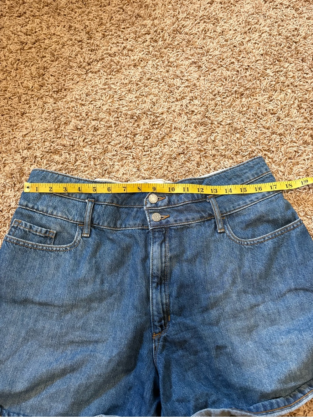 Banana Republic Paperbag Denim Shorts Womens size 33/16 - Picture 6 of 7